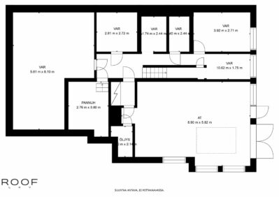 Kellarikerroksen pohjakuva