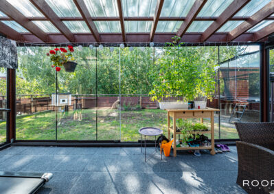 Kattoterassi (lasitettu alue)