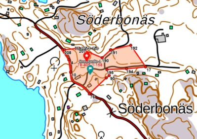 Kiinteistö kartalla - Fastigheten på karta