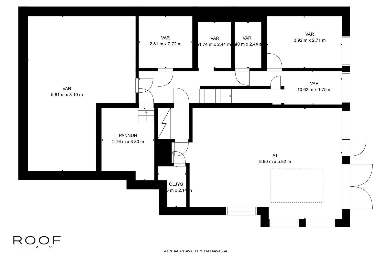 Kellarikerroksen pohjakuva